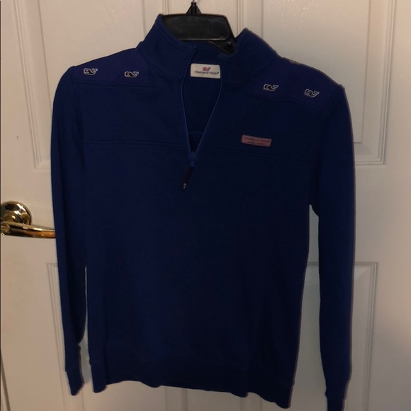 Vineyard Vines Tops - Vineyard Vines Royal Blue Quarter Zip Vineyard Vines Tops - Vineyard Vines Royal Blue Quarter Zip
